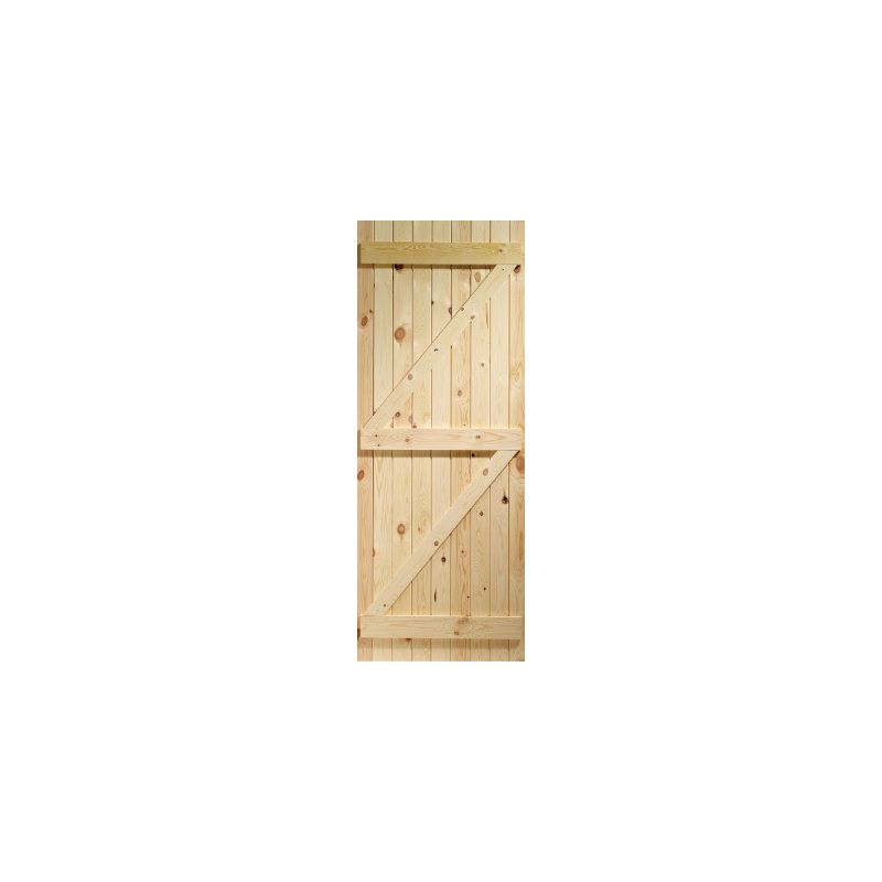 XL EXTERNAL PINE LEDGED & BRACED GATE LB30 6`6 x 2`6