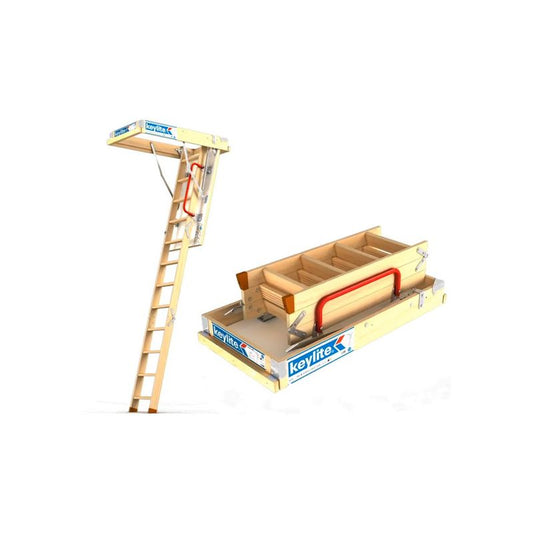 KEYLITE LOFT LADDER 700 x 1200mm DROP 3.2m KYL09