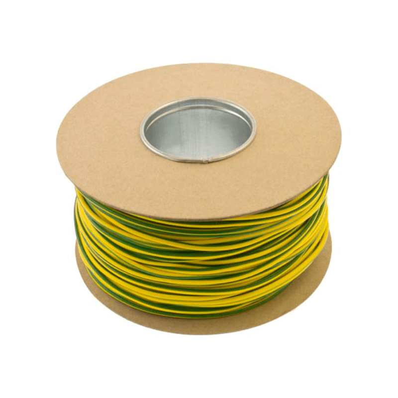 KRIMPTERM VIAS VSL04X100-G/Y SLEEVING 4mm GREEN/YELLOW