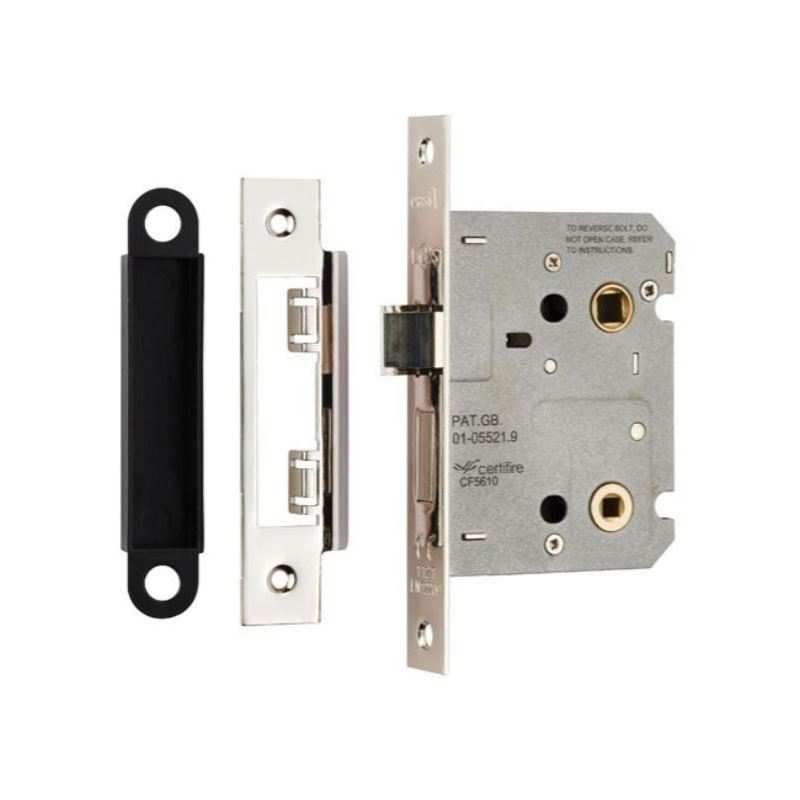 EASI-T BATHROOM LOCK 76mm NICKEL PLATED BAE5030NP