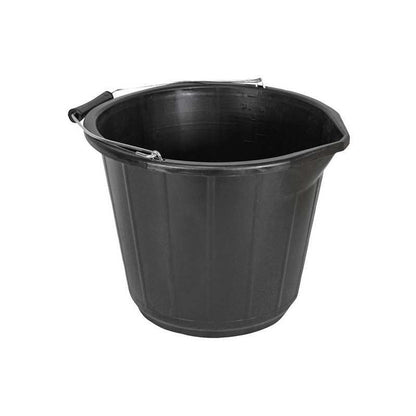 FAITHFULL FAI3GBUCKET 3 GALLON 14l BUCKET BLACK