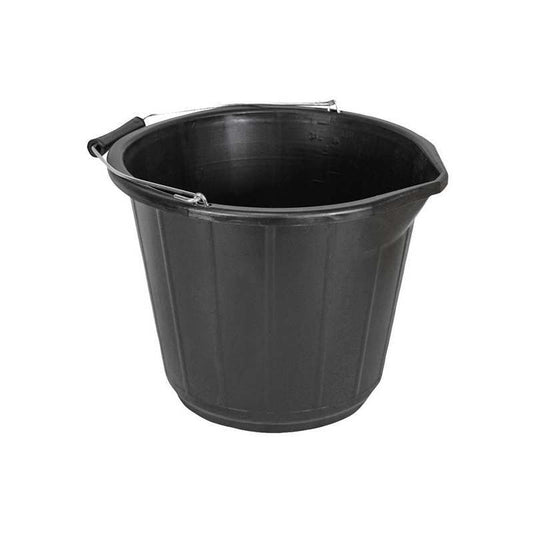 FAITHFULL FAI3GBUCKET 3 GALLON 14l BUCKET BLACK