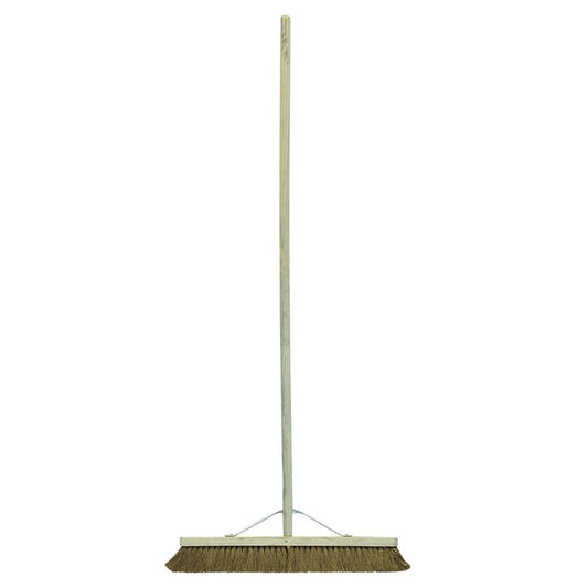 36" PLATFORM COCO BROOM WITH STAYED HANDLE MB105