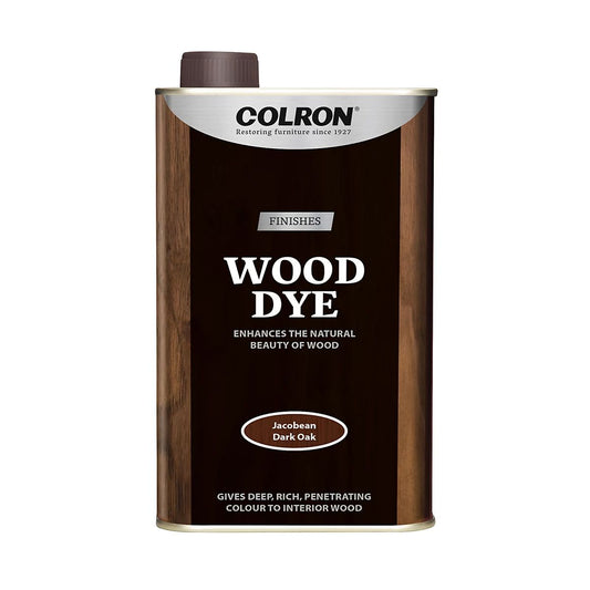 RONSEAL COLRON REFINED WOOD DYE 500ml JACOBEAN DARK OAK 35321