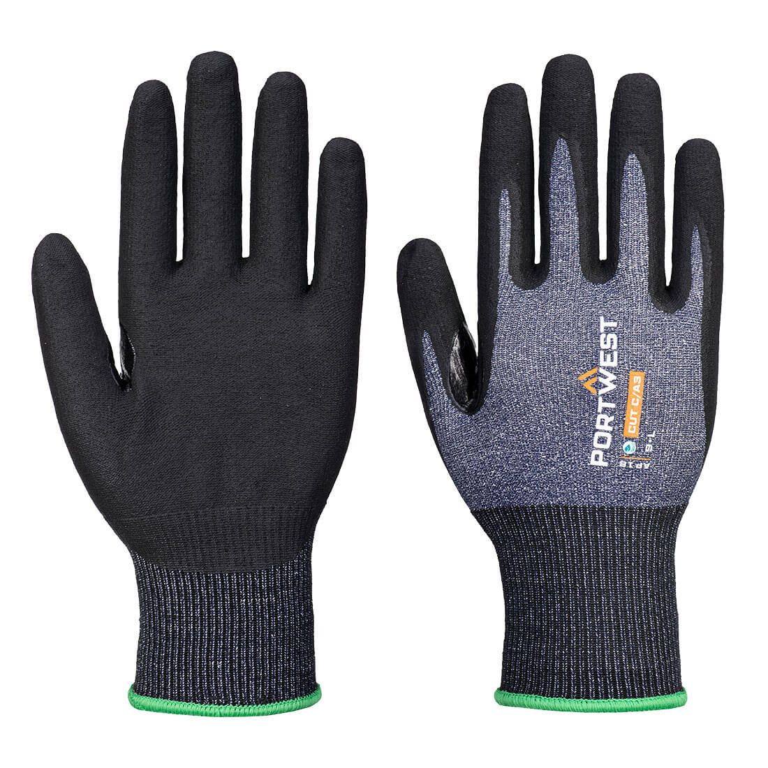 SG Cut C15 Eco Nitrile Glove (Pk12), L, R, Blue/Black