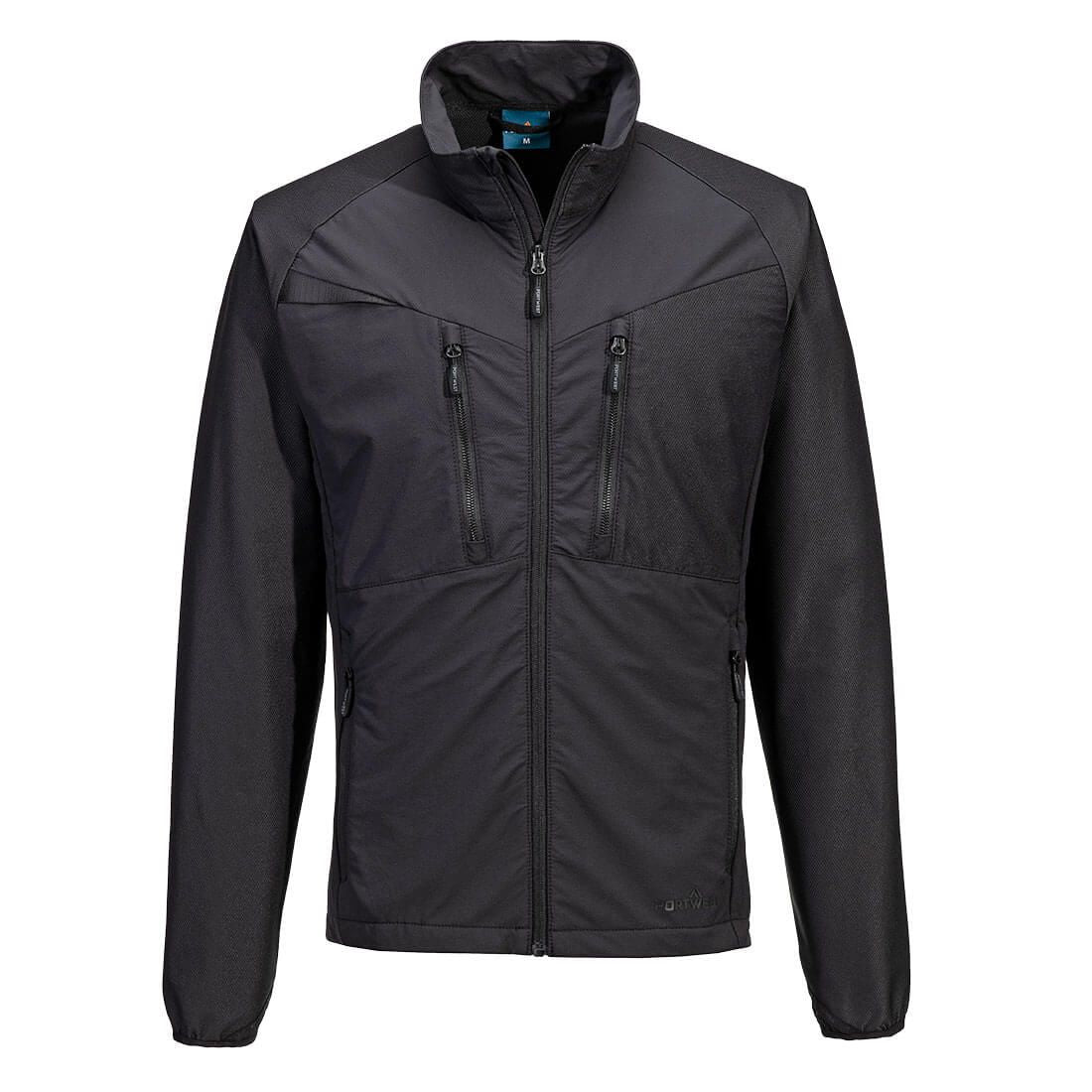 DX4 Zip Lightweight Mid Layer, L, R, All Black