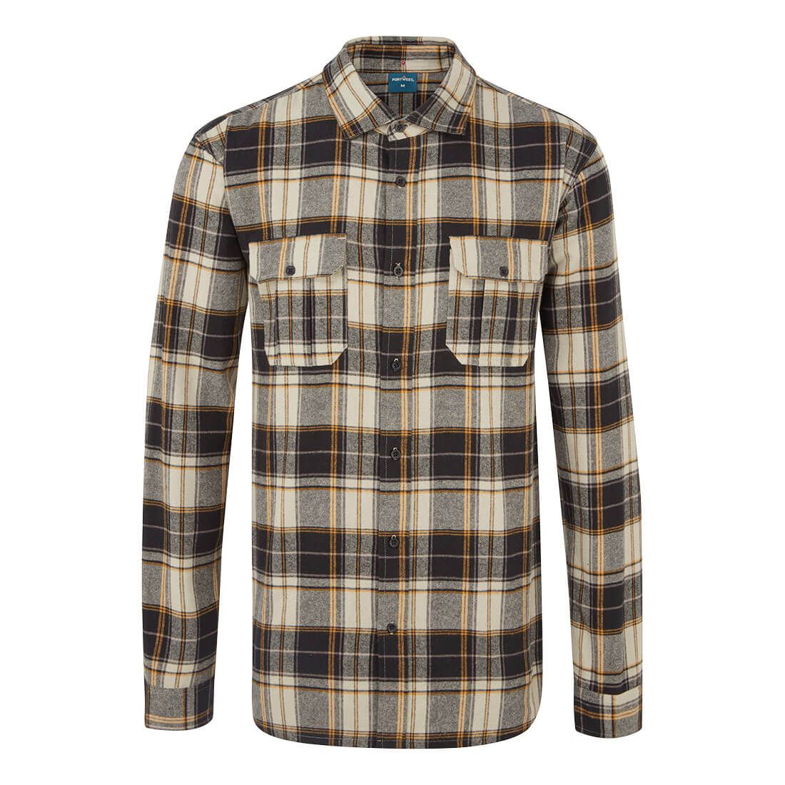 KA3 Check Shirt, L, R, Black
