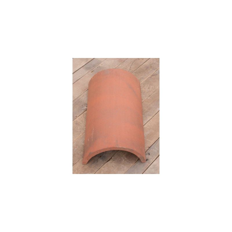 WILLIAM BLYTH CLAY WEATHERED HALF ROUND RIDGE TILE 305mm