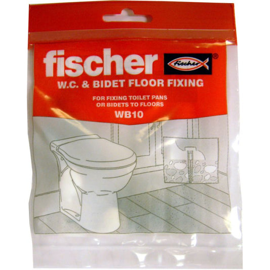 FISCHER B000527 42834 WC & BIDET FLOOR FIXING KIT