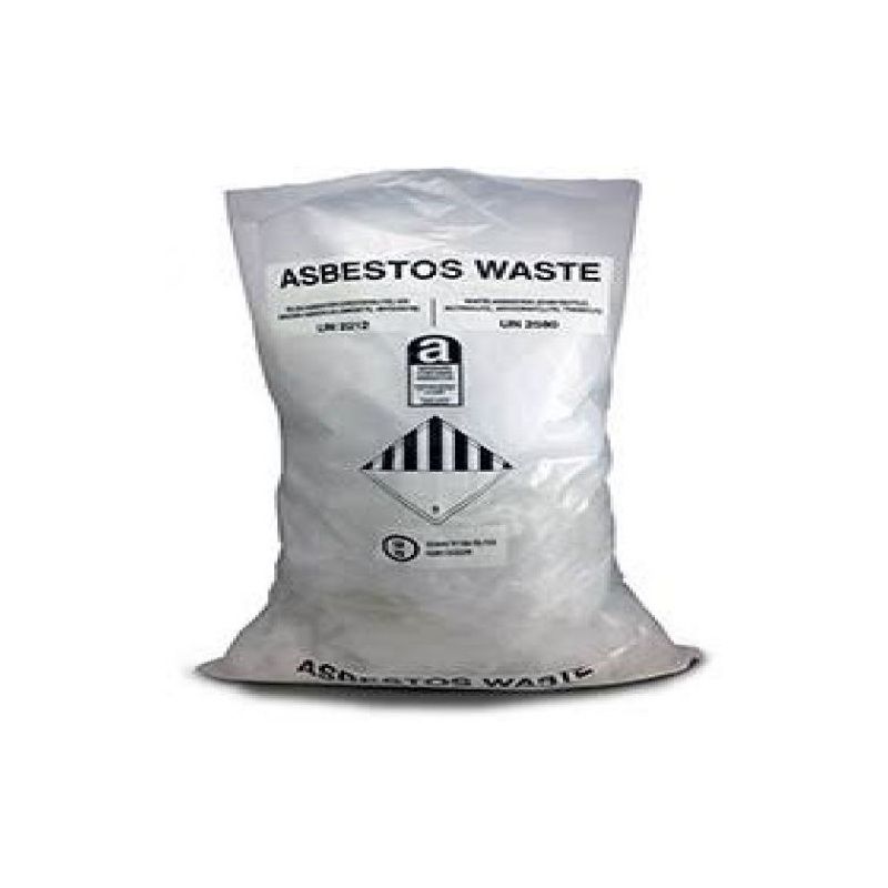 OSCAR PRODUCTS MEDIUM DUTY ASBESTOS SACK 925 x 1200mm CLEAR
