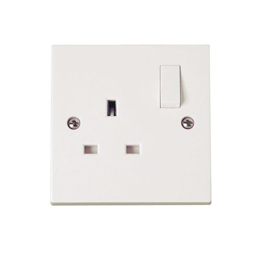 CLICK PRW035 SWITCHED SOCKET 1GANG 13A WHITE