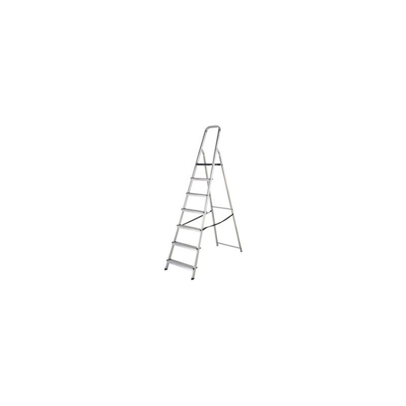 WERNER HIGH HANDRAIL PLATFORM STEPLADDER 7 TREAD 7400718L