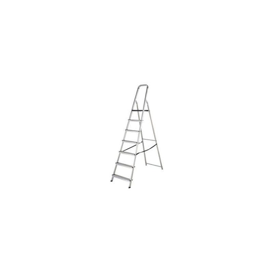 WERNER HIGH HANDRAIL PLATFORM STEPLADDER 7 TREAD 7400718L