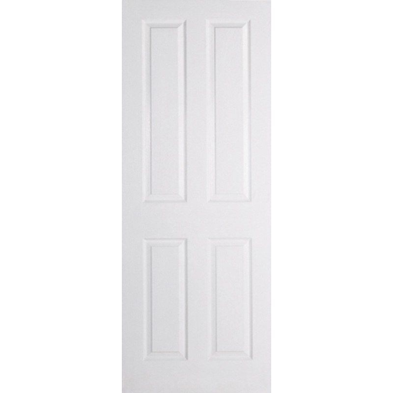 LPD WHITE TEXTURED 4 PANEL INTERNAL DOOR 78 x 27" 1981 x 686 x 35mm TEX4P27