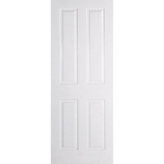 LPD WHITE TEXTURED 4 PANEL INTERNAL DOOR 78 x 27" 1981 x 686 x 35mm TEX4P27