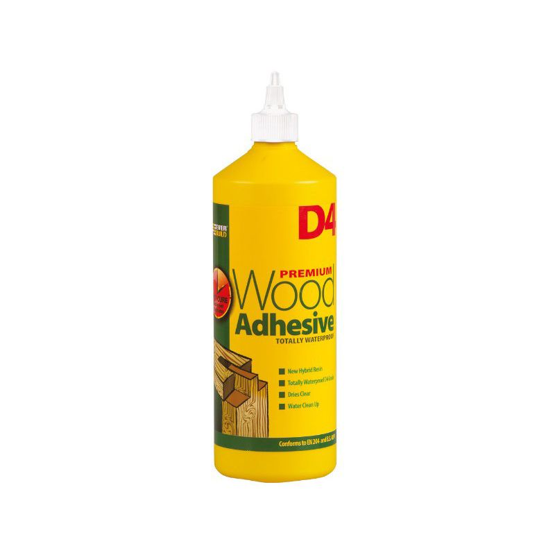 Everbuild D4 Solvent Free Industrial Wood Adhesive 1L D41