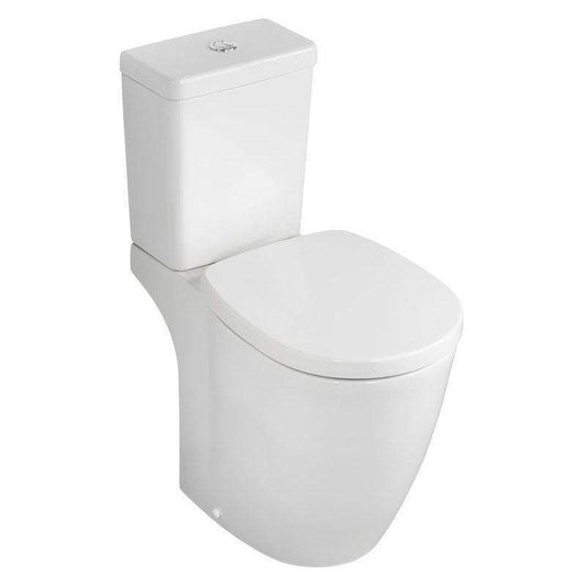 IDEAL STANDARD E608601 CONCEPT FREEDOM RAISED HEIGHT CLOSE COUPLED PAN WHITE