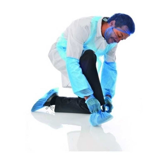 TURTON CATERSAFE OVERSHOE DISPOS BLUE 14mm PK100