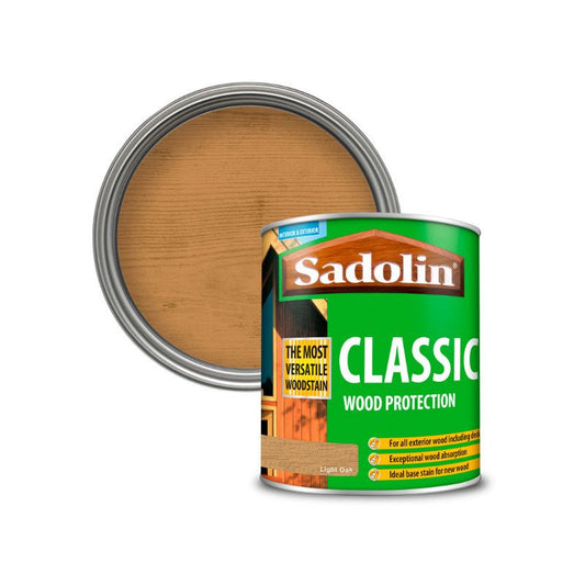 SADOLIN CLASSIC WOODSTAIN 1l LIGHT OAK 5028498
