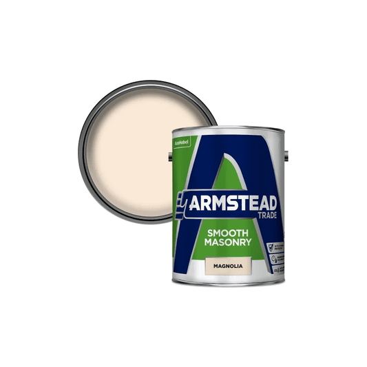 ARMSTEAD TRADE SMOOTH MASONRY PAINT 5l MAGNOLIA 5218604