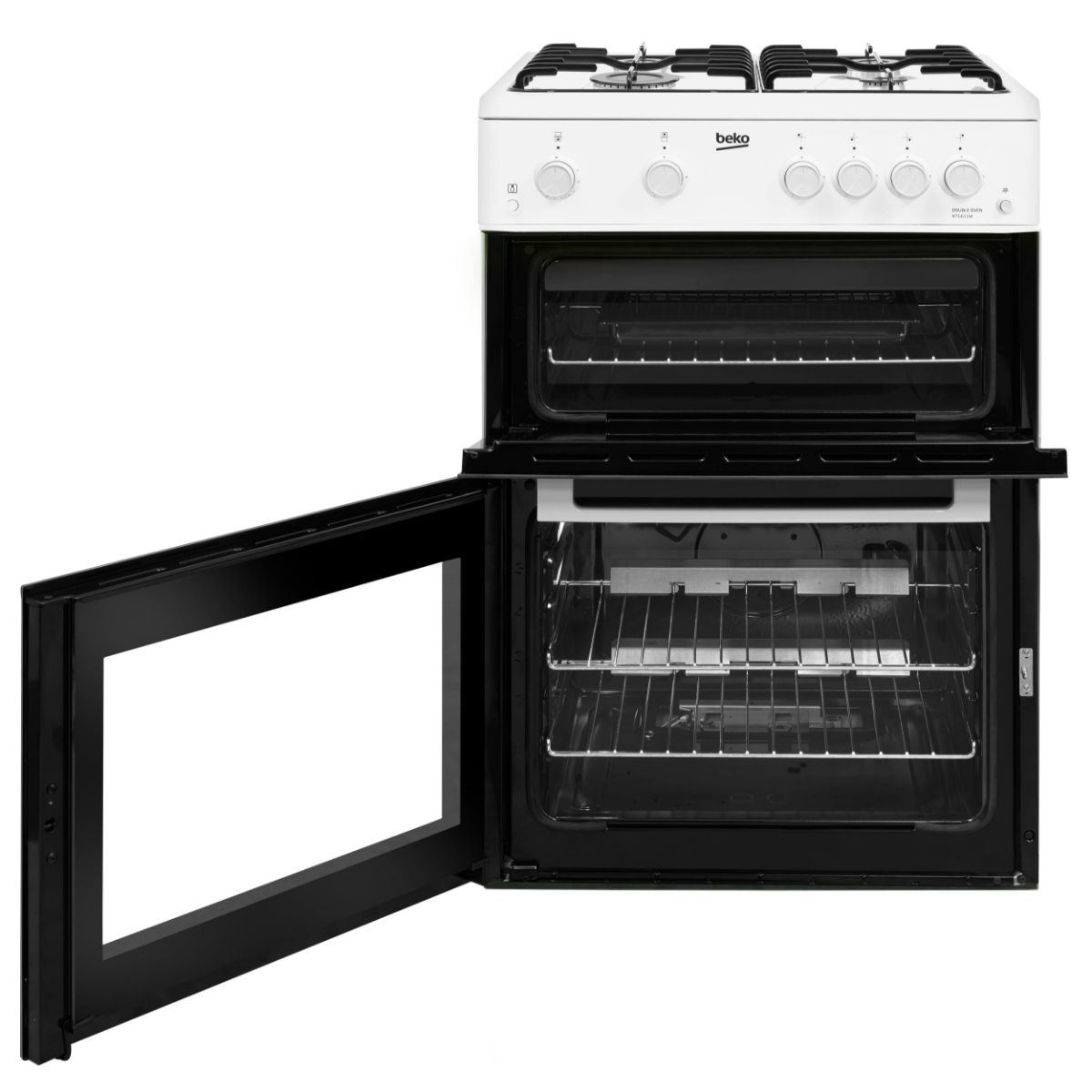 PJH KTG611W BEKO GAS COOKER 60cm WHITE (MOD CONTRACT ONLY)