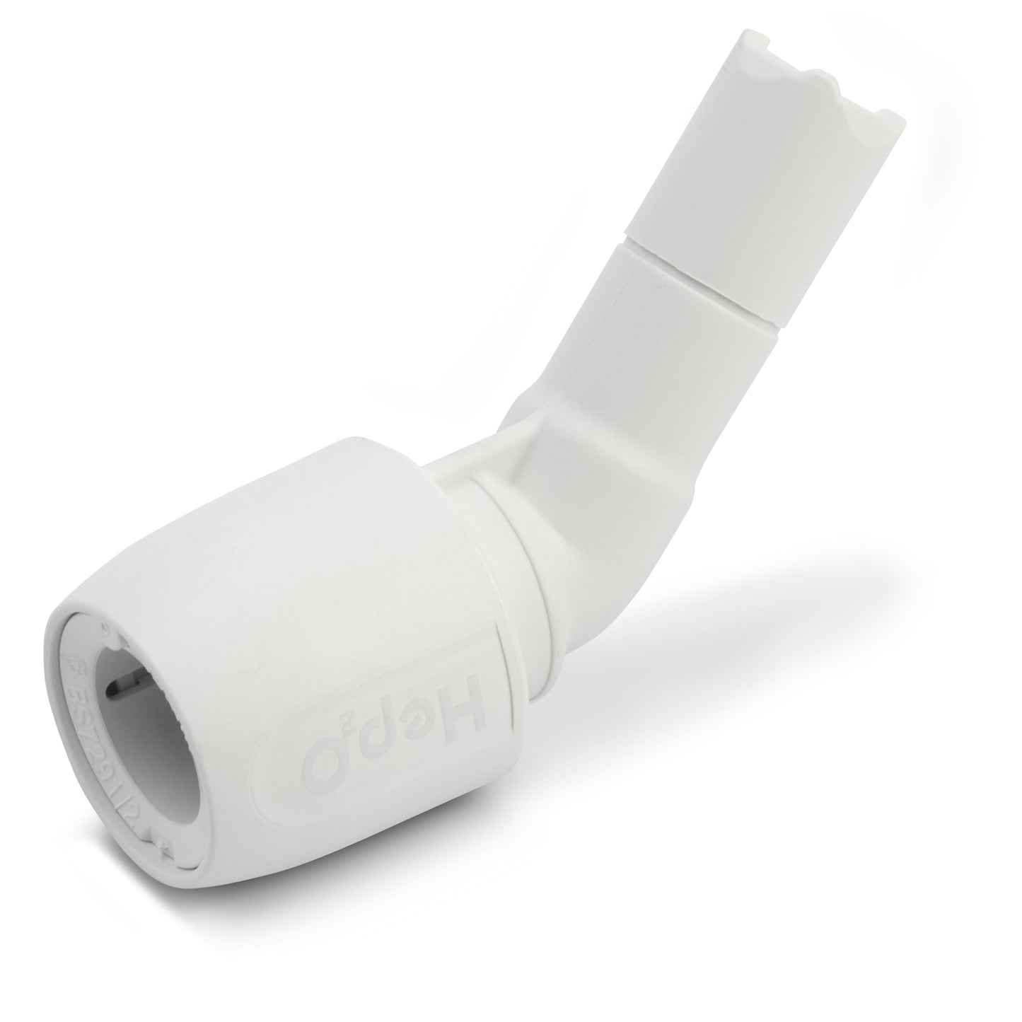 HEP2O OBTUSE BEND 135deg SINGLE SOCKET 15mm WHITE HD8/15W