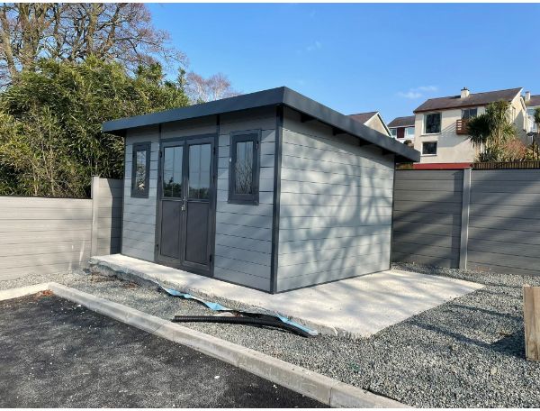 GRONO 4 x 3m COMPOSITE GARDEN SHED GRONOSHED