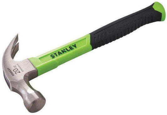 STANLEY XMS24HAMMER HI-VIS CLAW HAMMER 20oz