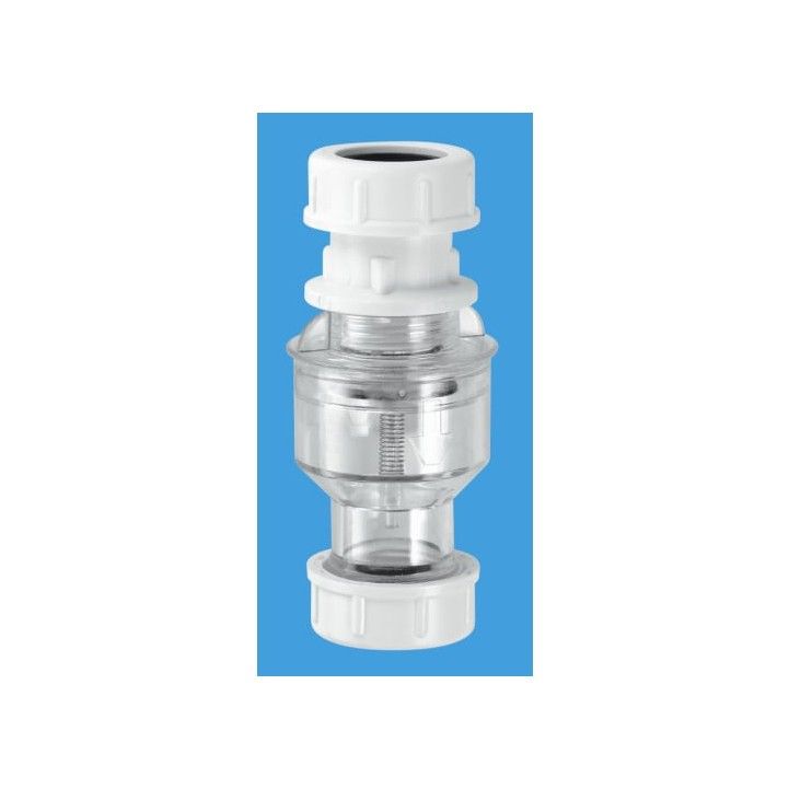 MCALPINE TUN5-CL TUNVALVE STRAIGHT THROUGH (CLEAR) 61020395