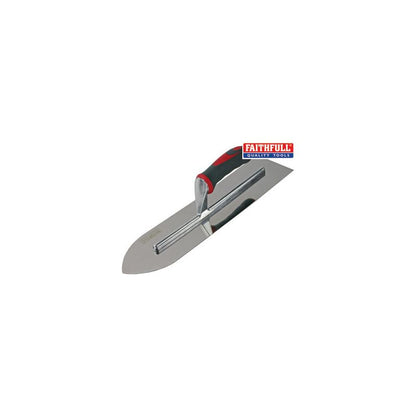 FAITHFULL FAISGTFL16SS SOFT GRIP FLOORING TROWEL 4 x 16" STAINLESS STEEL