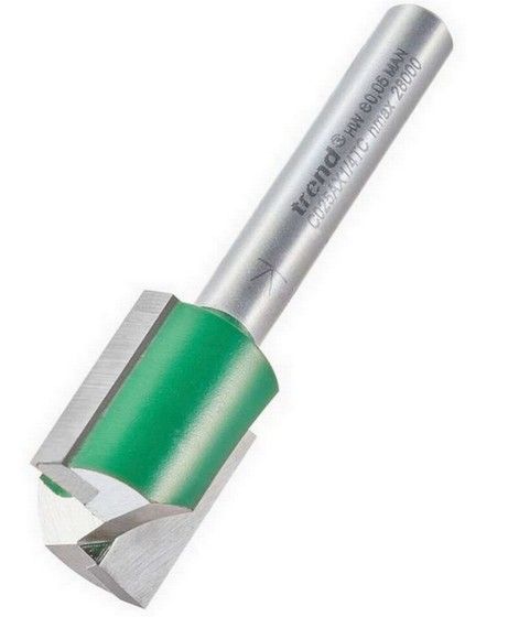 TREND C025AX1/4TC TWO FLUTE CUTTER 16MM DIAMETER