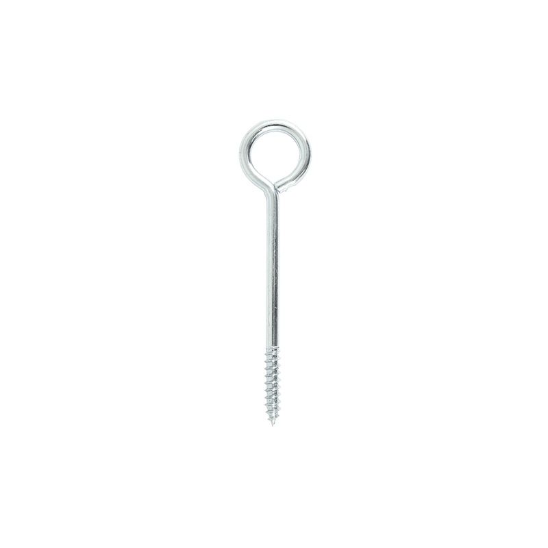 TIMCO SCREW IN VINE EYES BRIGHT ZINC PLATED 4.3 x 100mm (BAG 2) 100VEP