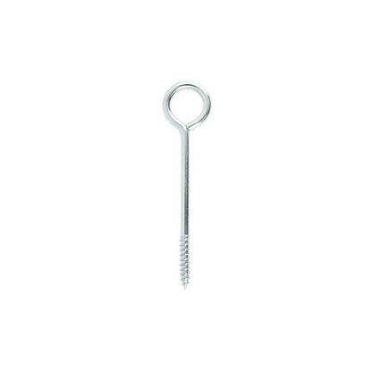 TIMCO SCREW IN VINE EYES BRIGHT ZINC PLATED 4.3 x 100mm (BAG 2) 100VEP