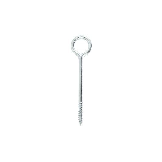 TIMCO SCREW IN VINE EYES BRIGHT ZINC PLATED 4.3 x 100mm (BAG 2) 100VEP