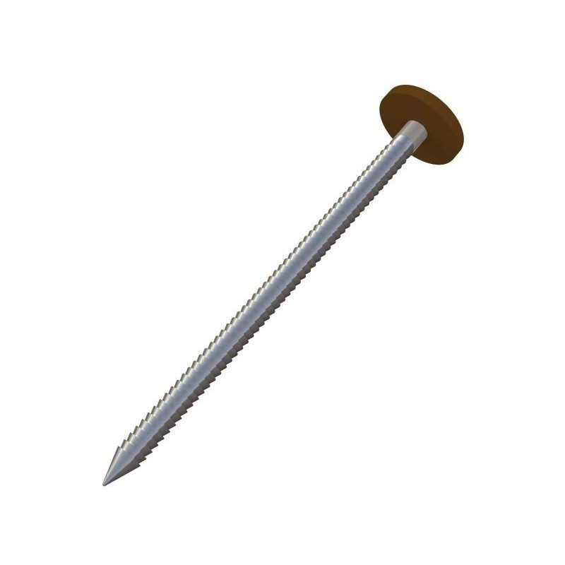 FREEFOAM PLASTOP NAILS 50mm WOODGRAIN OAK (BOX OF 100) N50WGO
