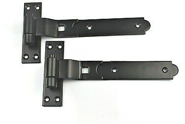 A PERRY NO 130 CRANKED HOOK & BAND 300mm 12" (PAIR) BLACK 130-0300BK