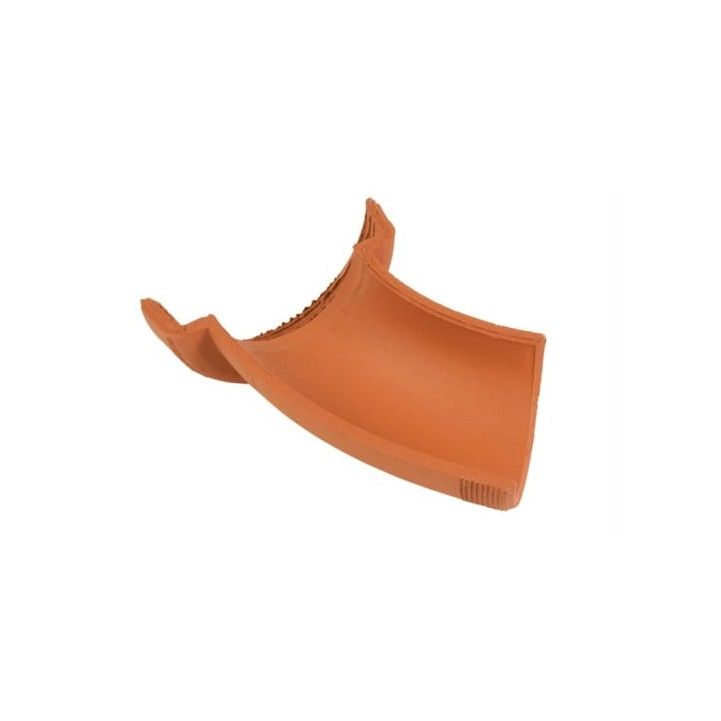 CANOVA CLAY CHANNEL SINGLE SOCKET BEND 150mm x 45deg RH CB2/2R