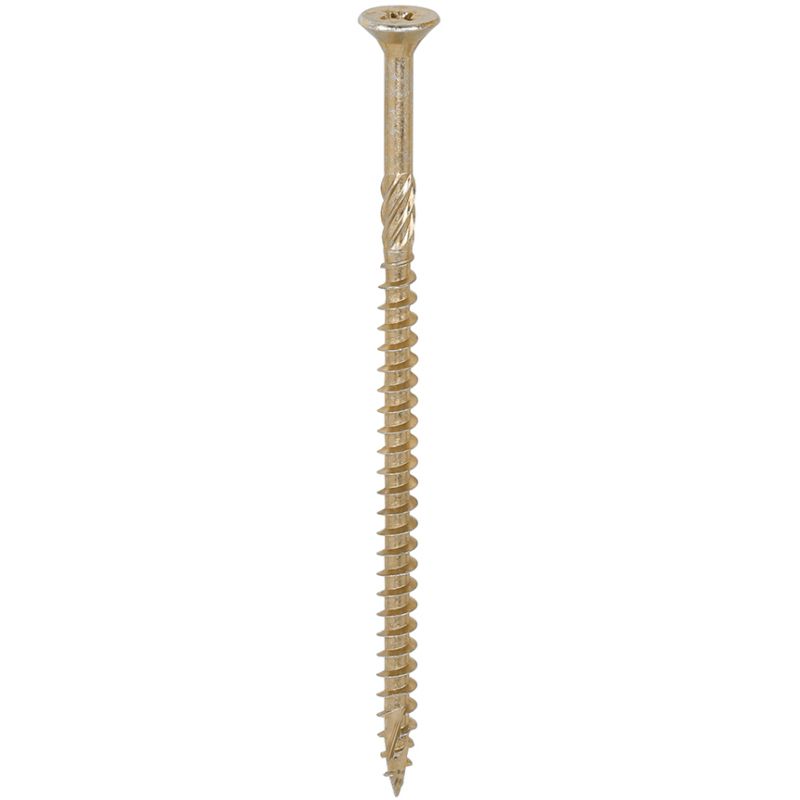 TIMCO STRONG-FIX MULTI-PURPOSE PZ2 CSK SCREWS 5.0 x 100mm (BOX 100) YELLOW 50100C2
