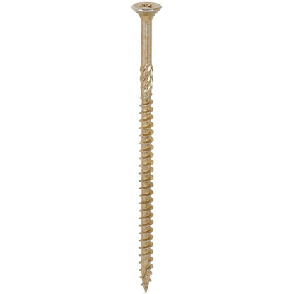 TIMCO STRONG-FIX MULTI-PURPOSE PZ2 CSK SCREWS 5.0 x 100mm (BOX 100) YELLOW 50100C2