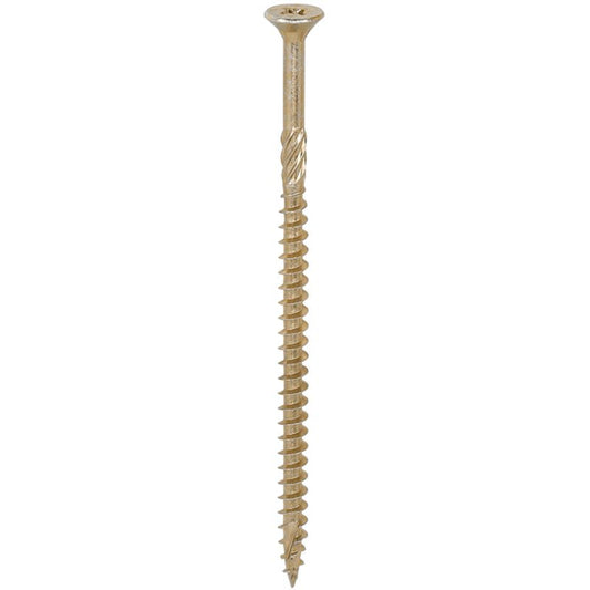 TIMCO STRONG-FIX MULTI-PURPOSE PZ2 CSK SCREWS 5.0 x 100mm (BOX 100) YELLOW 50100C2