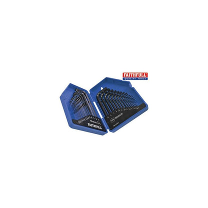 FAITHFULL FAIHKS30MAF METRIC/AF HEXAGON KEY SET (30 PIECE)