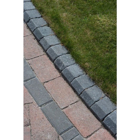 BRETT ALPHA ANTIQUE KERB 125 x 100 x 125mm CHARCOAL AK99CL  (HGBB ONLY)