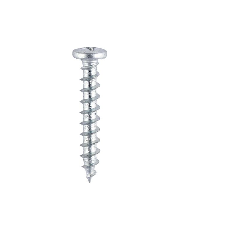 TIMCO PVC WINDOW SCREW SHALLOW PAN - BZP 4.8 x 25mm (BOX 1000) 217Z
