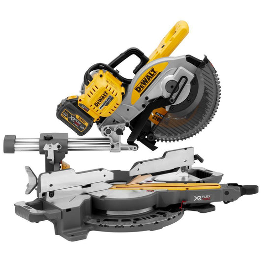 DeWalt 54V FlexVolt Mitre Saw 250mm With 2 x 6.0ah Li-ion Batteries | DCS727T2-GB