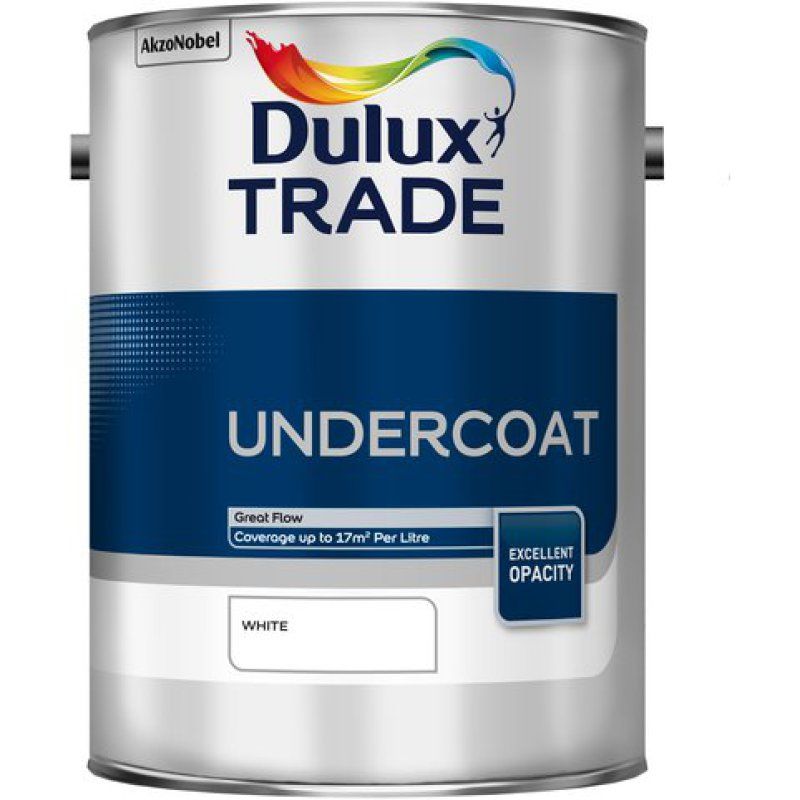 DULUX TRADE UNDERCOAT 5l WHITE 5183993