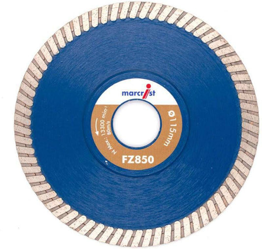 MARCRIST FZ850 V/PORCELAIN C/BLADE 115 x 22.2mm 1843.0115.22