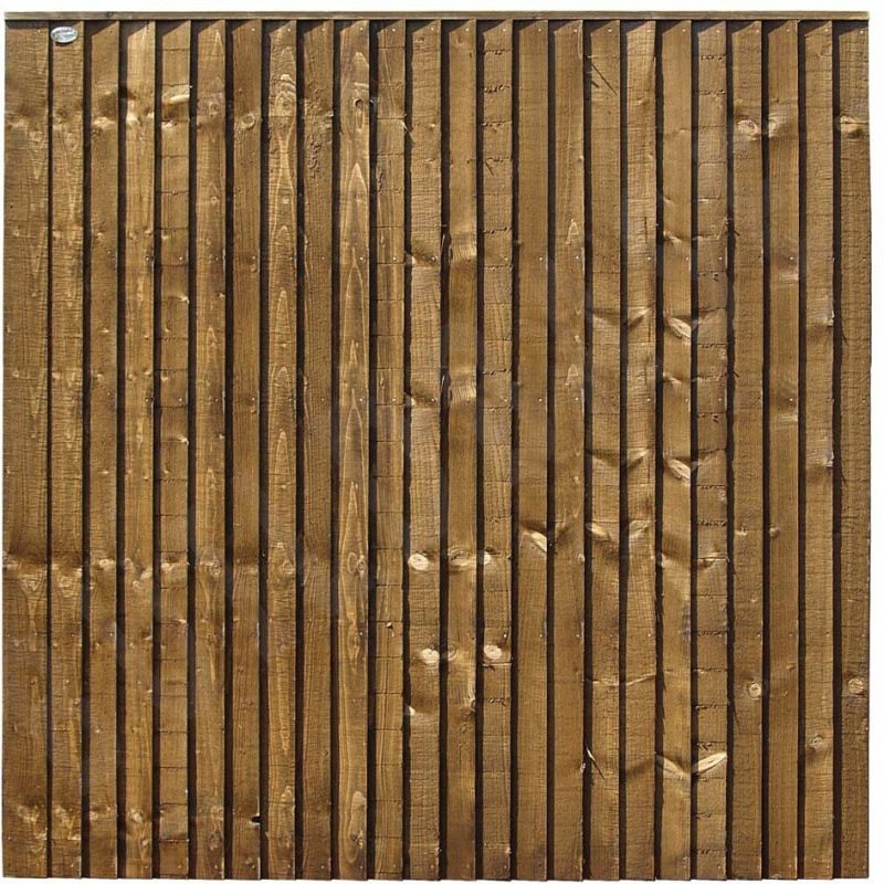 GRANGE WCB4 WESTON FEATHER EDGE DARK BROWN 1.2m