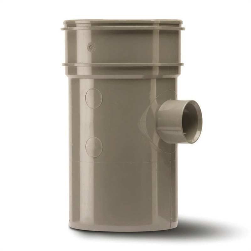 POLYPIPE SOLVENT BOSSPIPE S/S 110 x 32mm BP421 BP421SG SOLVENT GREY