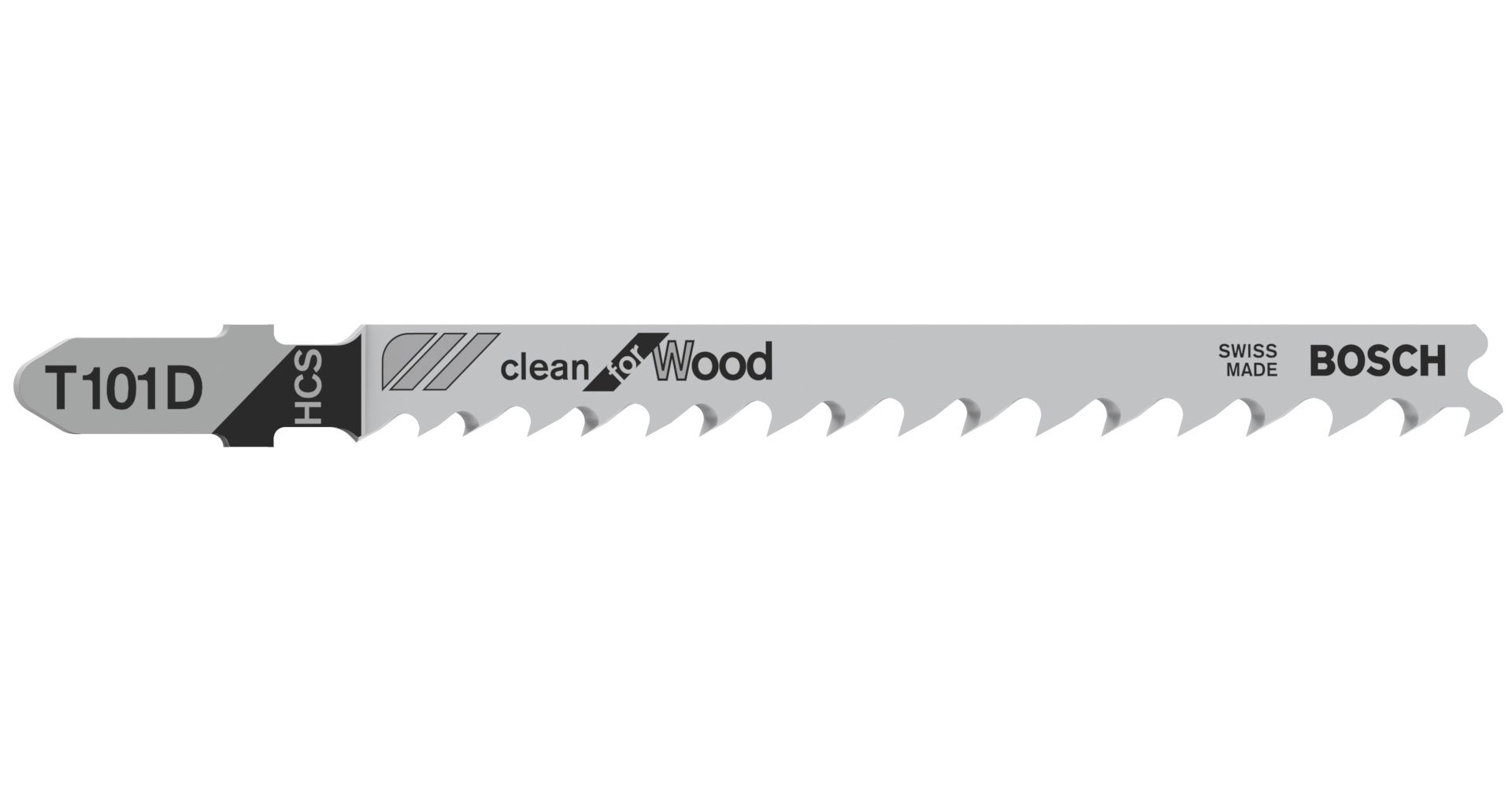 BOSCH 2608630032 PACK OF 5 T101D CLEAN CUT WOOD JIGSAW BLADES 10-45mm