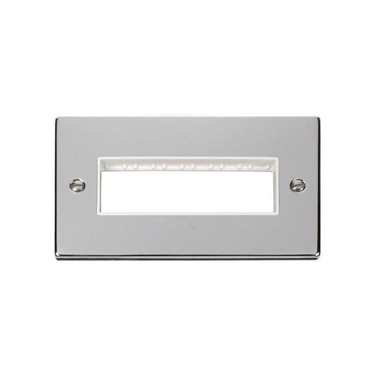 CLICK VPCH426WH 2 GANG PLATE 6 INLINE APT MG